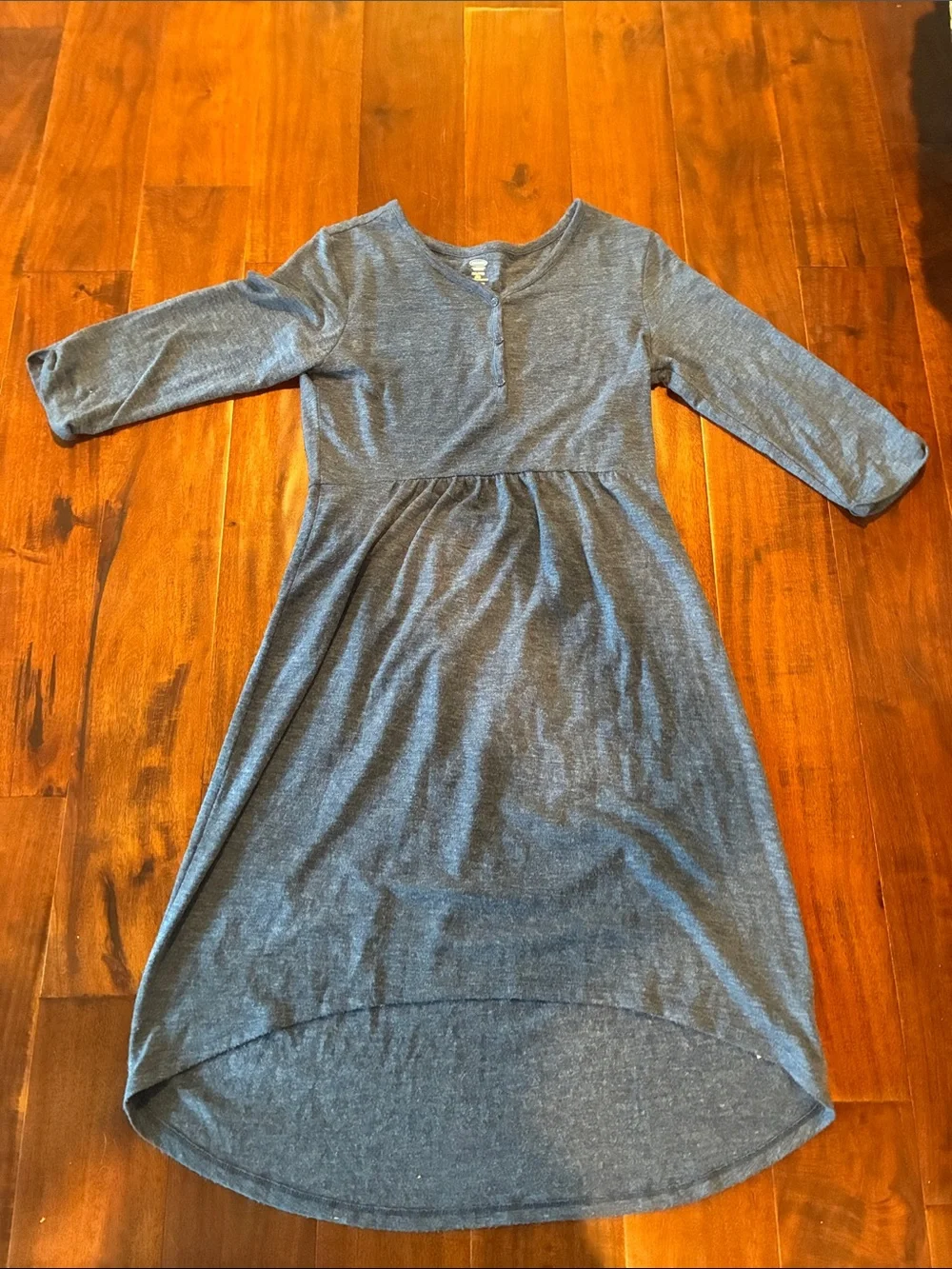 Old Navy Knit Button Down High Low Dress Girls